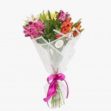 Букет из 5 альстромерий