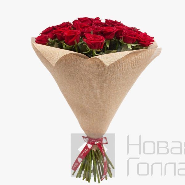 Букет 31 красная роза 60 см