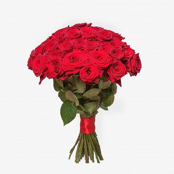 Букет 51 красная роза 50см