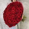 Букет Императрицы из 101 красной розы 60 см