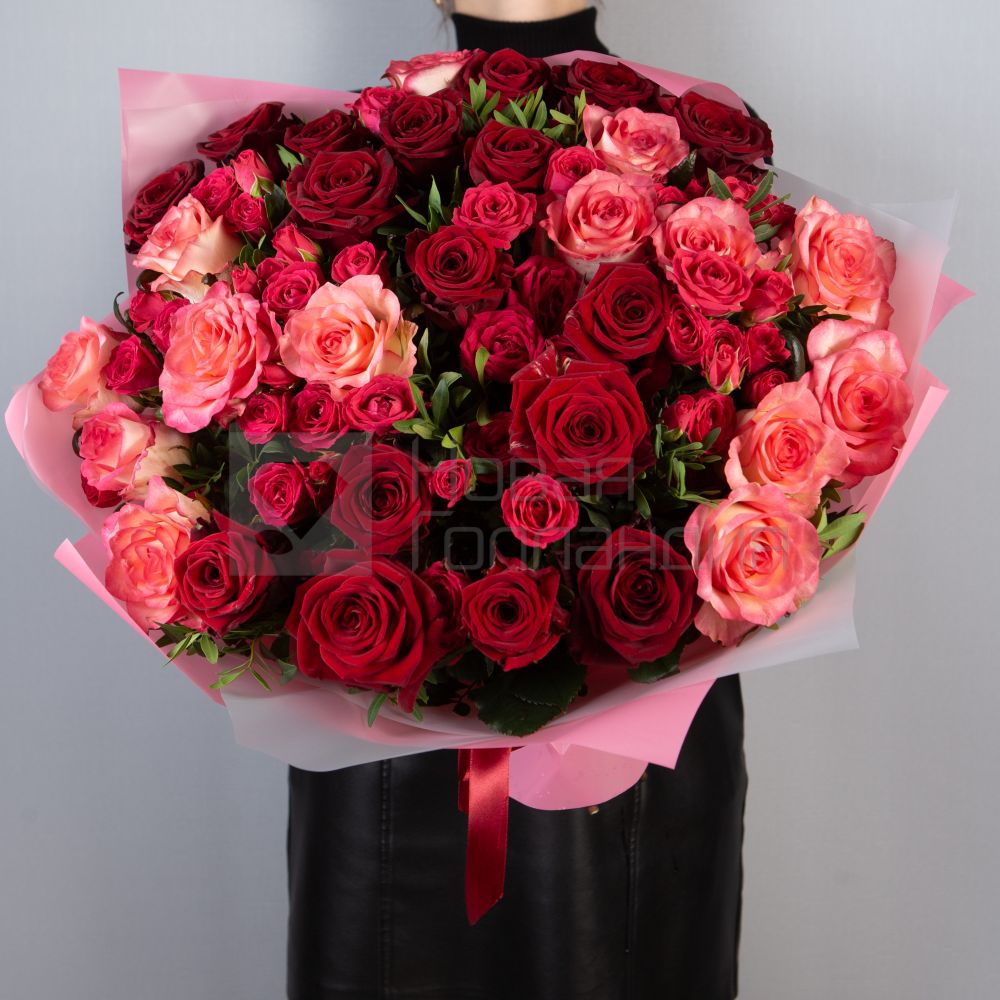 Букет из роз Алая заря